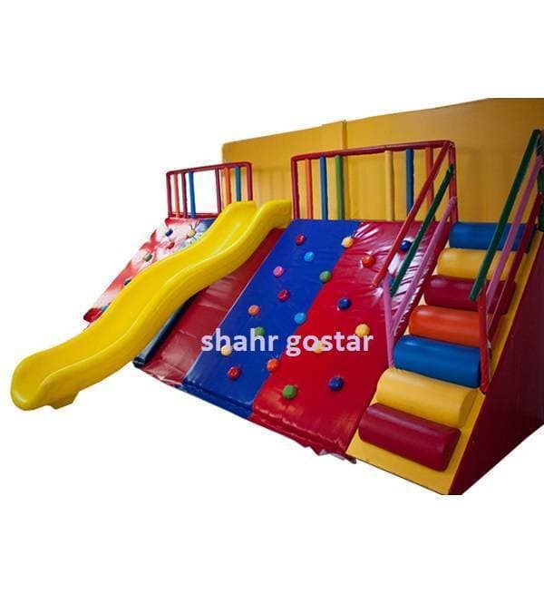 صخره نوردی فومی با سرسره مدل زاگرس — تصویر ۲