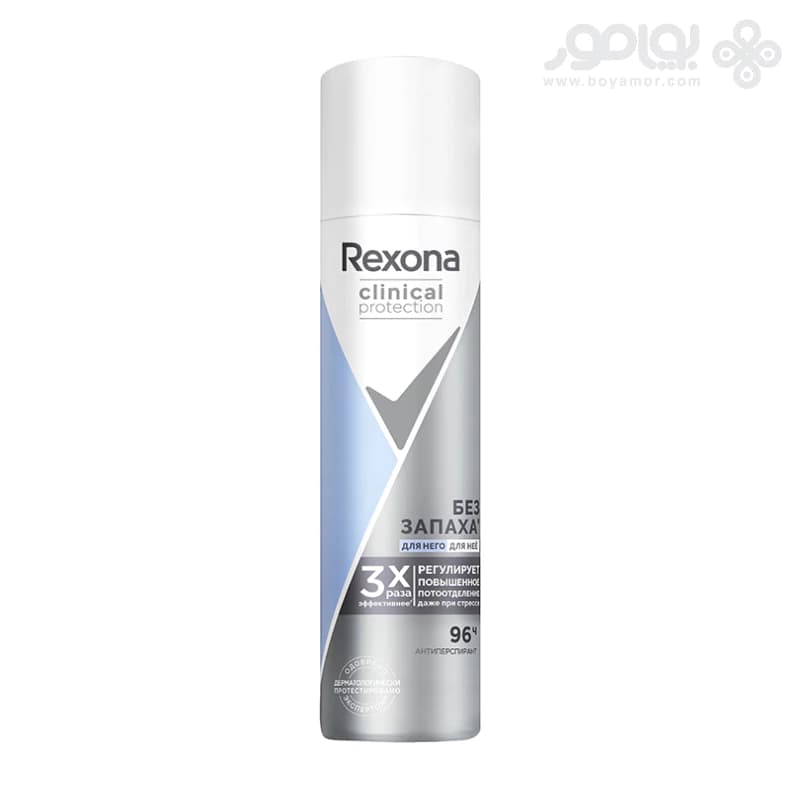 اسپری دئودورانت رکسونا کلینیکال مدل UNSCENTED حجم 150 میل