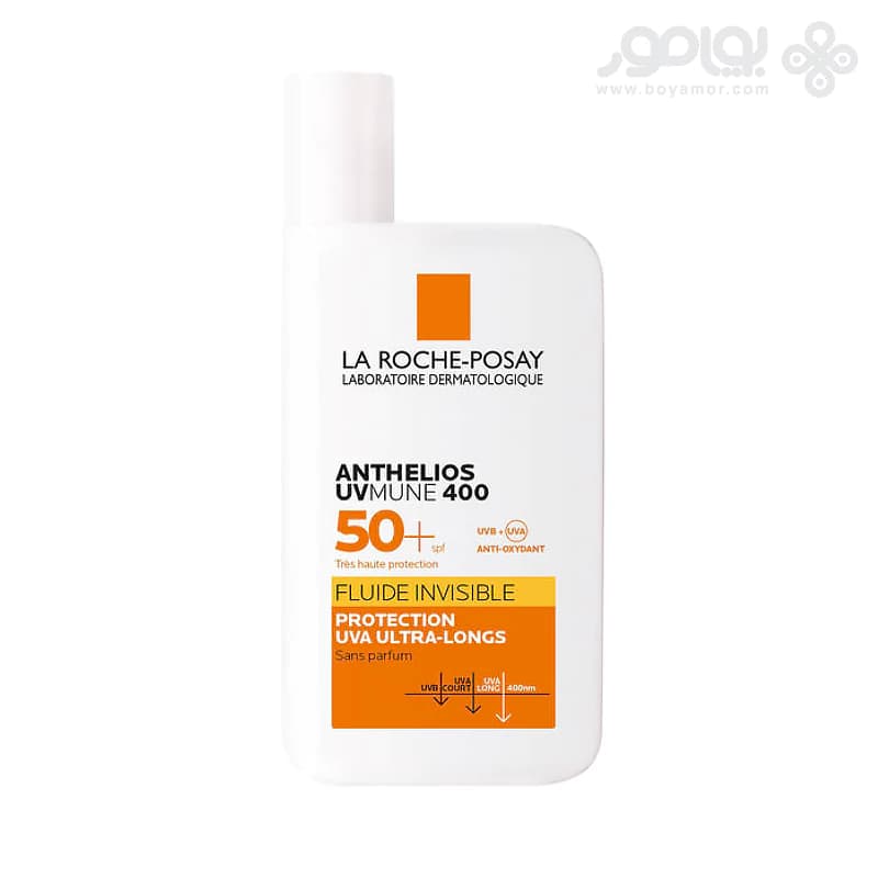 فلوئید ضد آفتاب لاروش پوزای مدل FLUIDE INVISIBLE SPF50 حجم 50 میل