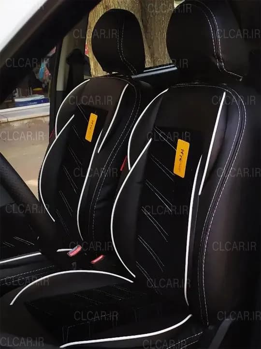 روکش صندلی طرح سیلور چرم و مخمل (سفارشی) مناسب پژو 207 کد (P07-SIM) — تصویر ۲