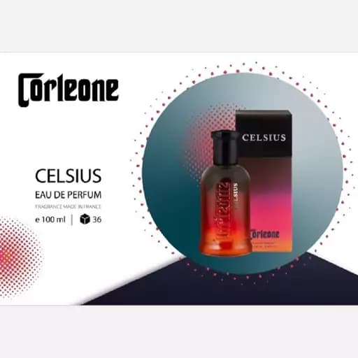 ادکلن مردانه کورلئونه سلسیوس مدل Celsius حجم 100 (تستر بدون جعبه)
