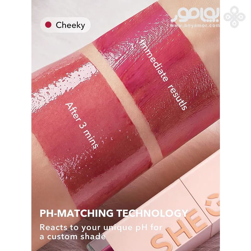 تینت لب شیگلم مدل TAKE A HINT رنگ CHEEKY — تصویر ۲