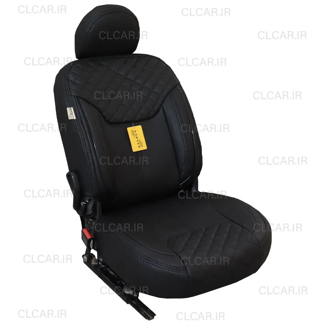 روکش صندلی طرح P50 چرم (سفارشی) مناسب تیبا 2 کد (T2-P50) — تصویر ۳