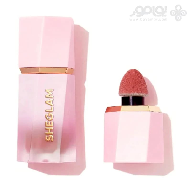 رژگونه مایع مات شیگلم مدل COLOR BLOOM رنگ ROSE RITUAL