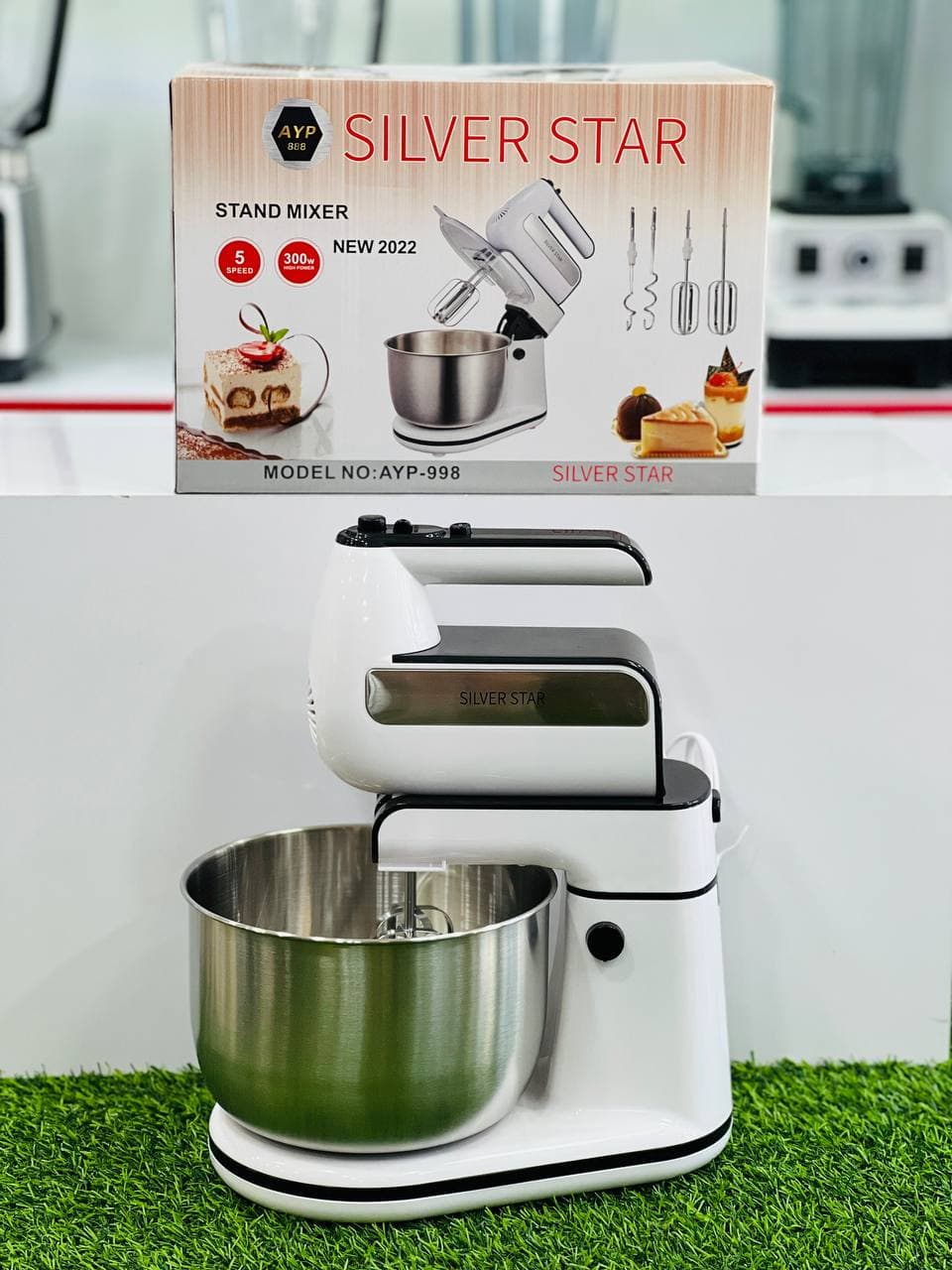 همزن نیمه حرفه ای مدل 998 سیلور استار / SILVER STAR AYP-998