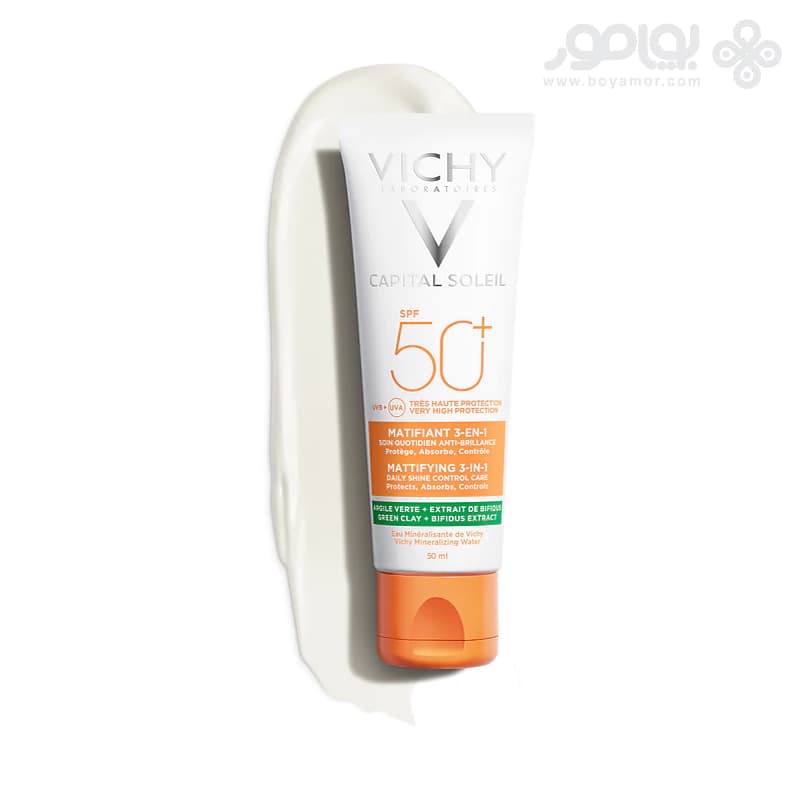 ضد آفتاب سه کاره ویشی مدل MATTIFYING حجم 50 میل — تصویر ۲