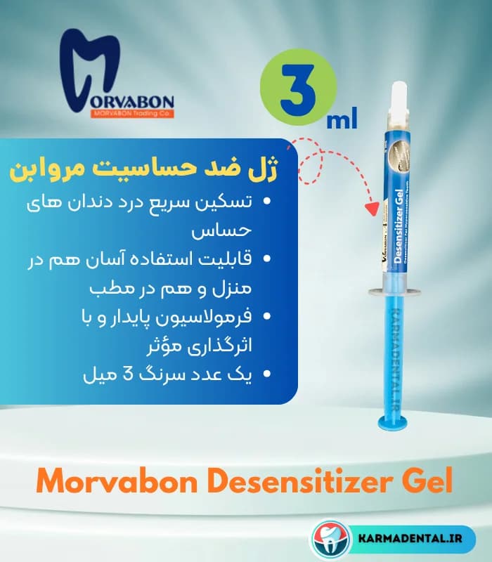 ژل ضد حساسیت مروابن – Morvabon Desensitizer Gel — تصویر ۳
