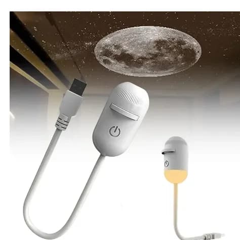 پروژکتور و چراغ خواب کهکشانی دیسک خور 12 عددی USB — تصویر ۲