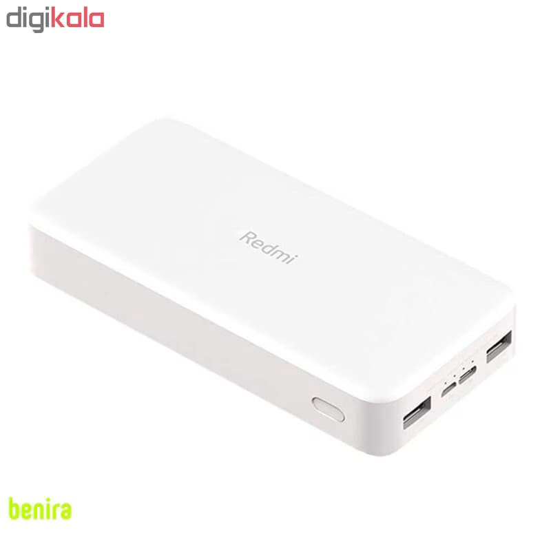 پاوربانک 18 وات شیائومی مدل Redmi ظرفیت 20000 میلیآمپرساعت — تصویر ۶