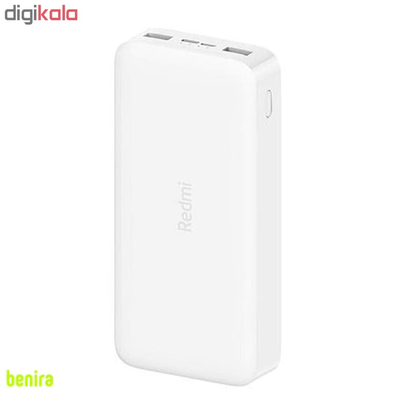 پاوربانک 18 وات شیائومی مدل Redmi ظرفیت 20000 میلیآمپرساعت — تصویر ۳
