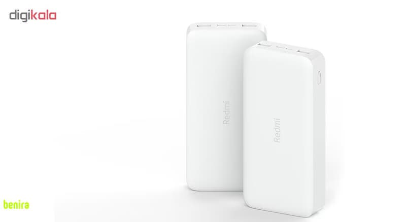 پاوربانک 18 وات شیائومی مدل Redmi ظرفیت 20000 میلیآمپرساعت — تصویر ۸