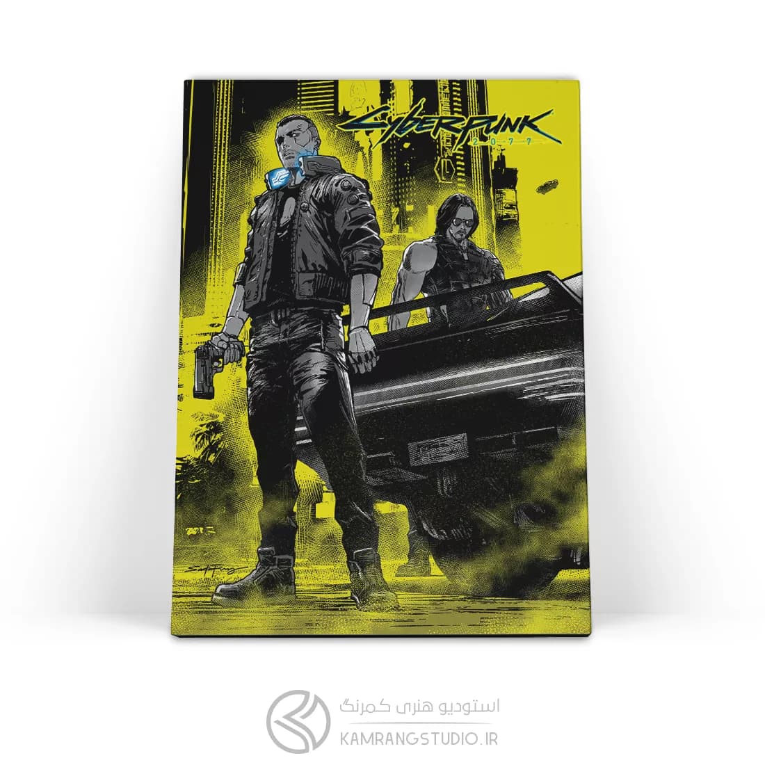 تابلو شاسی سایبرپانک Cyberpunk 2077 طرح 9