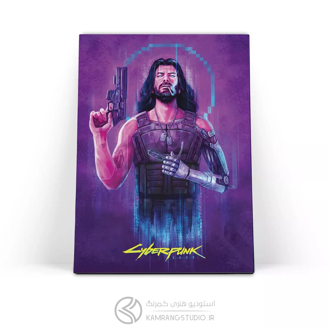 تابلو شاسی سایبرپانک Cyberpunk 2077 طرح 4