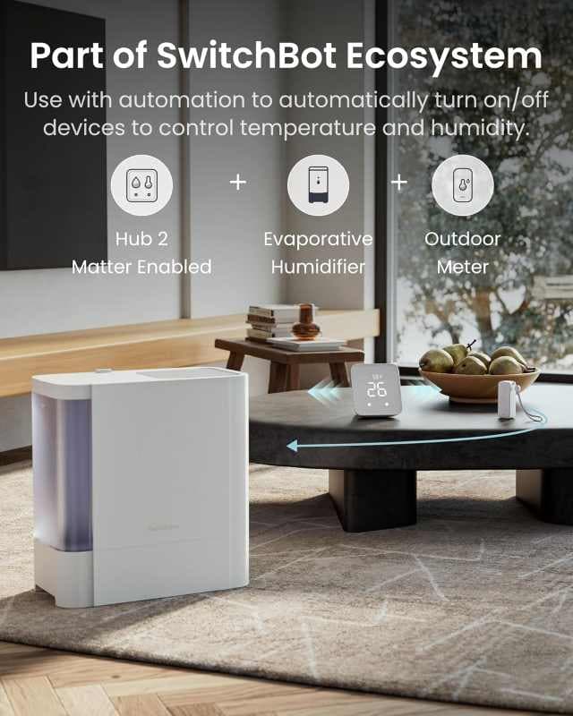 دماسنج و رطوبت سنج داخلی و خارجی SwitchBot IP65 بی‌سیم، — تصویر ۸