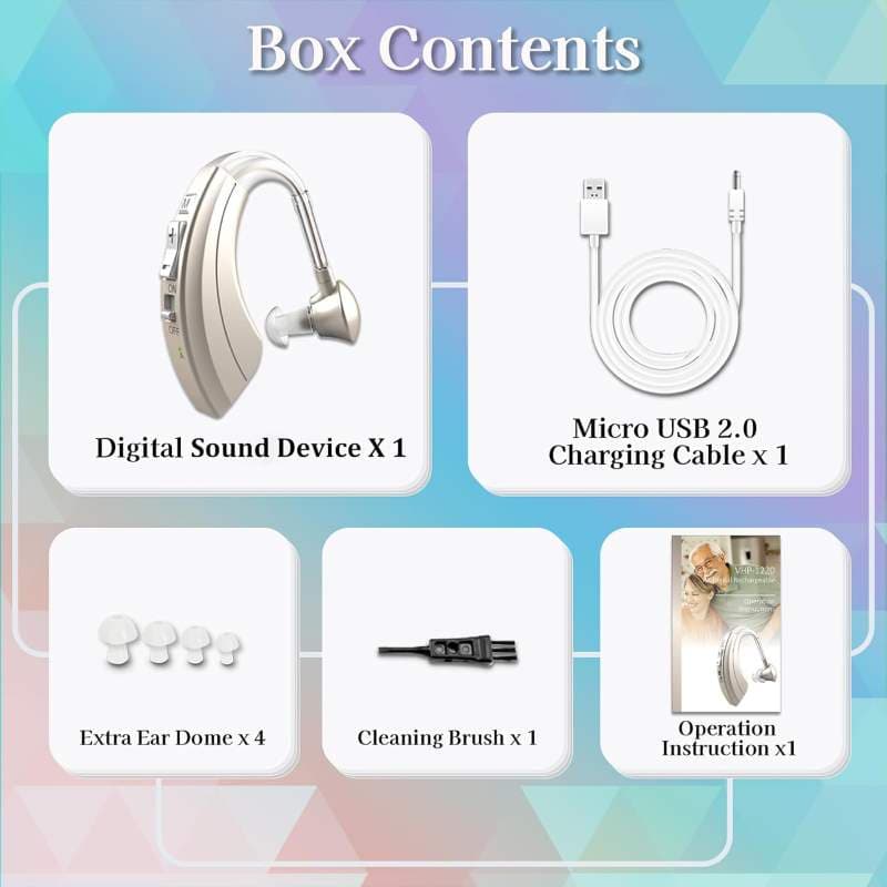 سمعک دیجیتال Delmicure مدل VHP-1220 — تصویر ۳