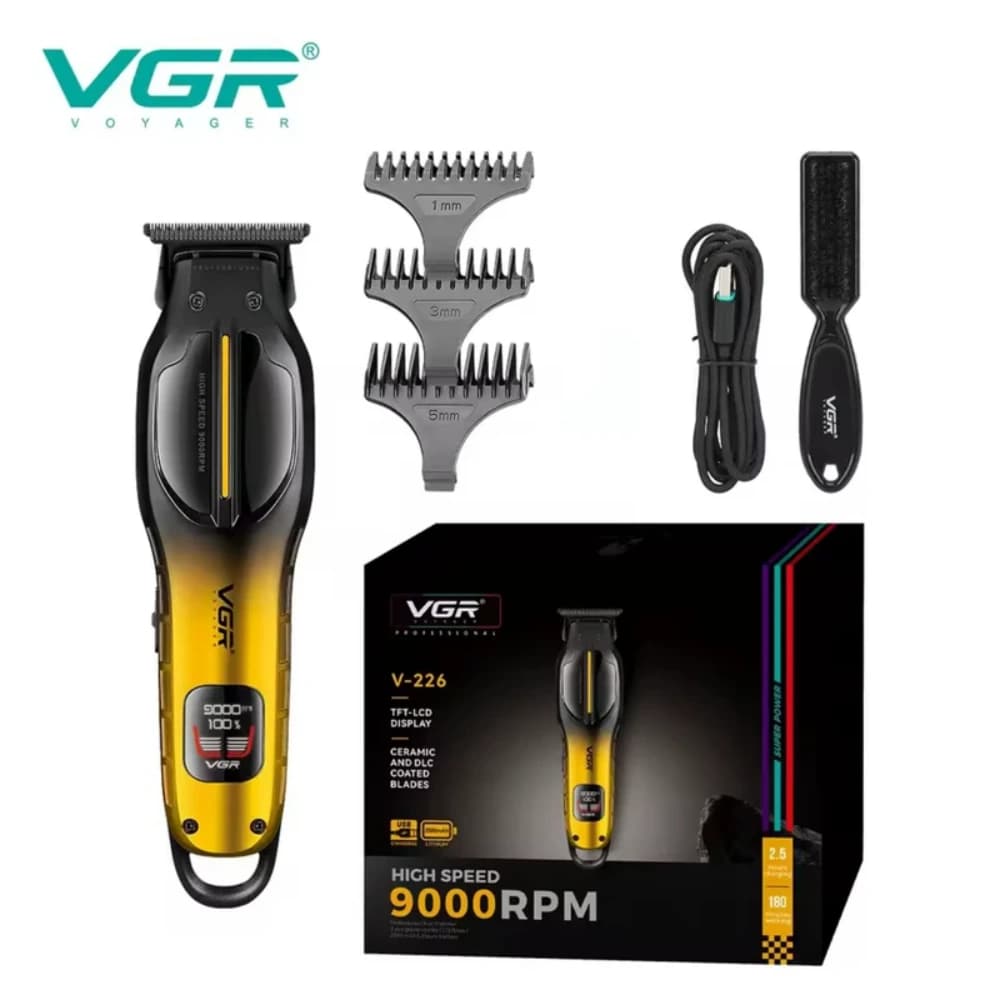 ماشین اصلاح موی سر و صورت شارژی وی جی ار مدل V-226 — تصویر ۹