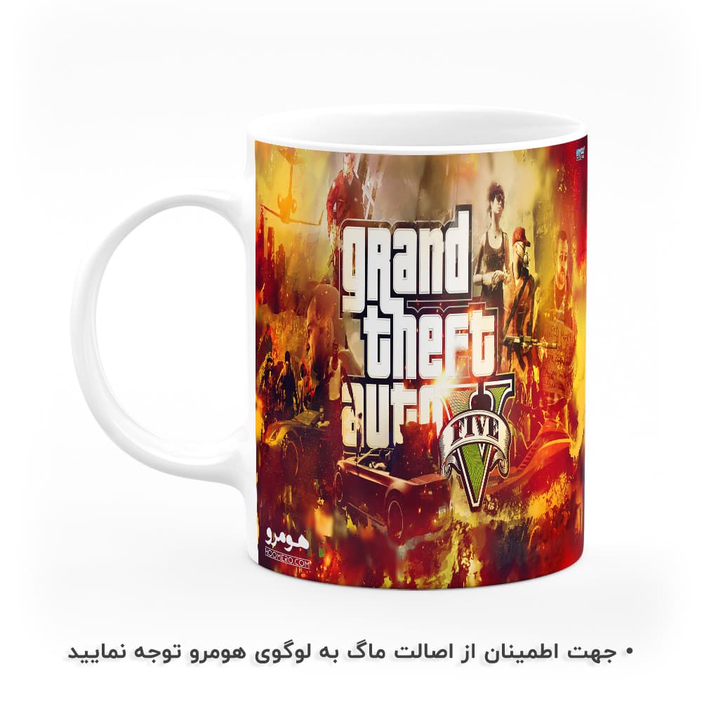 ماگ طرح جی تی ای GTA مدل MG7277 — تصویر ۲