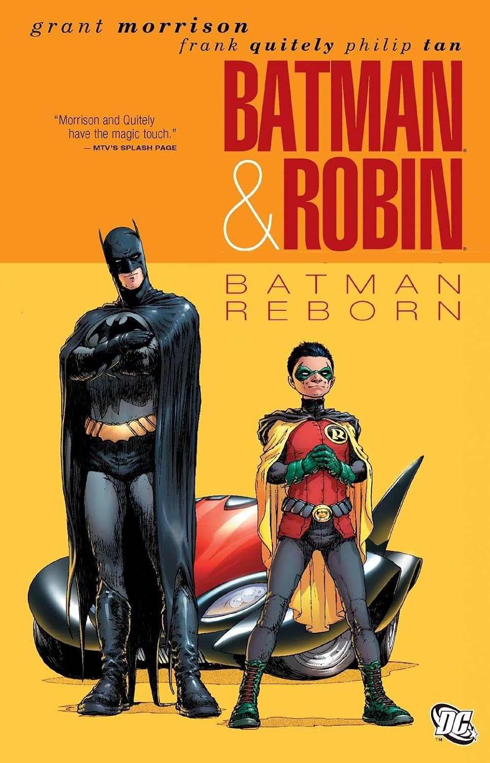 کتاب Batman & Robin, Vol. 1: Batman Reborn (بتمن و رابین، جلد اول: تولد دوباره بتمن) نسخه انگلیسی PDF | گرانت موریسون