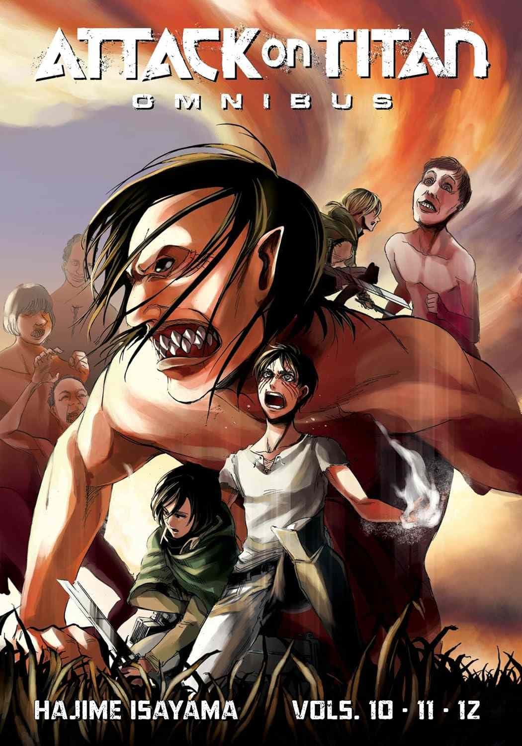 کتاب Attack on Titan Omnibus 4 (حمله به تایتان، مجموعه جلد چهارم) نسخه انگلیسی PDF | هاجیمه ایسایاما