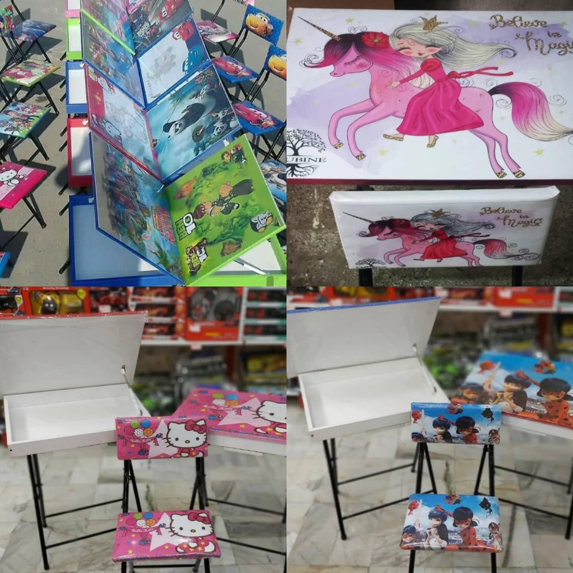 میز تحریر باکسدار تاشو مرد عنکبوتی طرحهای دخترانه و پسرانه مبلمان فرنا مدل 1135942 — تصویر ۲