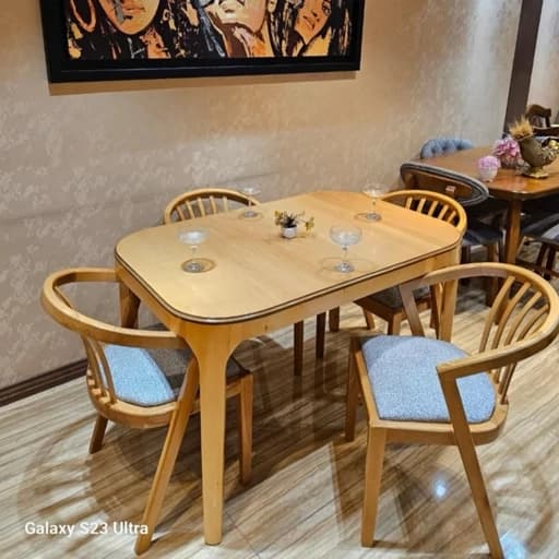نهار خوری کلاسیک 4 نفره مبلمان فرنا مدل 1128182