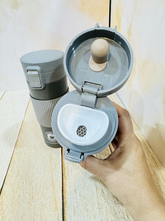 تراول ماگ دور سیلیکونی دوحجم برند COFFEE CUP کد 2290 — تصویر ۴