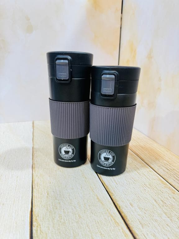 تراول ماگ دور سیلیکونی دوحجم برند COFFEE CUP کد 2290 — تصویر ۲