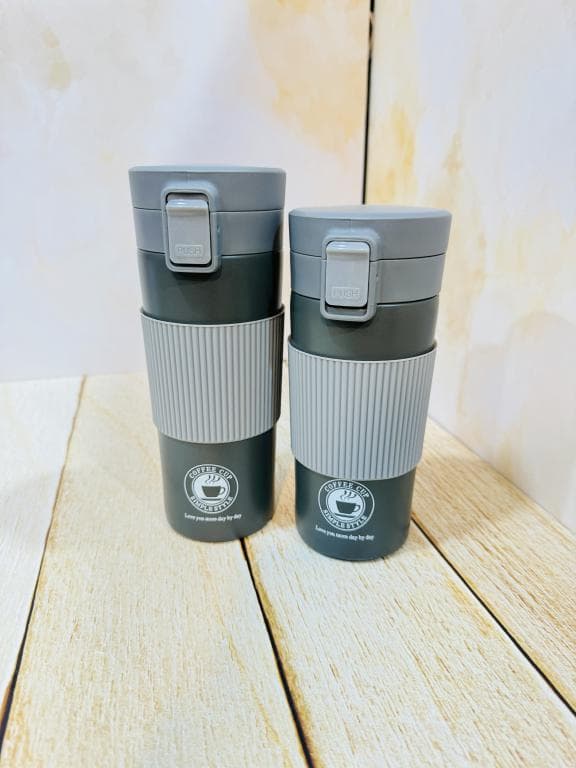 تراول ماگ دور سیلیکونی دوحجم برند COFFEE CUP کد 2290 — تصویر ۳