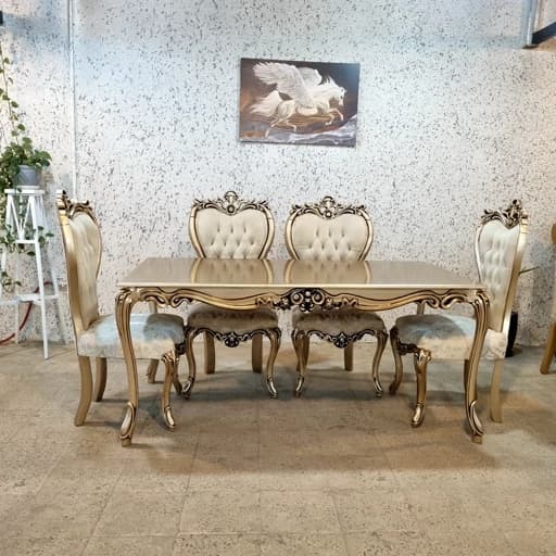میز غذاخوری 8 نفره افسون مبلمان فرنا مدل 1128168