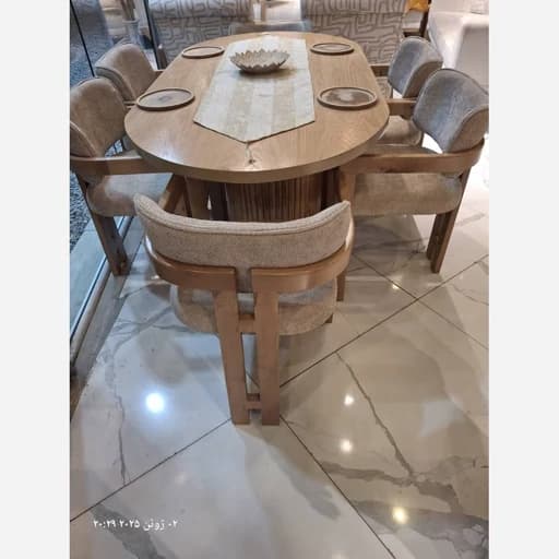 ست میز ناهار خوری مدل اچ v مبلمان فرنا مدل 1128149