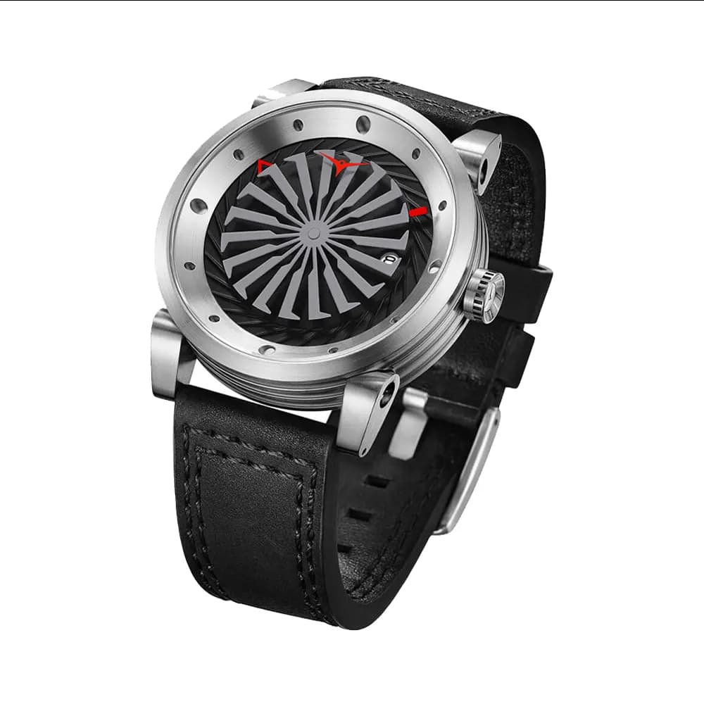 ساعت مردانه زینوو اتوماتیک مدل BLADE SILVER BLACK — تصویر ۳