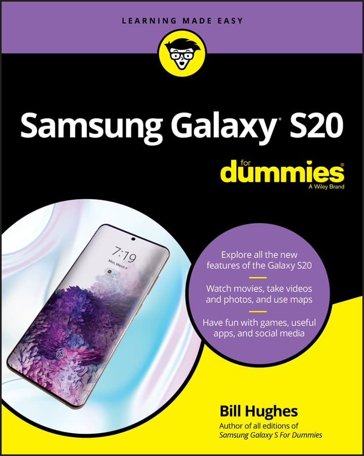 راهنمای استفاده از سامسونگ گلکسی اس 20 برای دامیز ۲۰۲۰ <br> Samsung Galaxy S20 For Dummies 2020