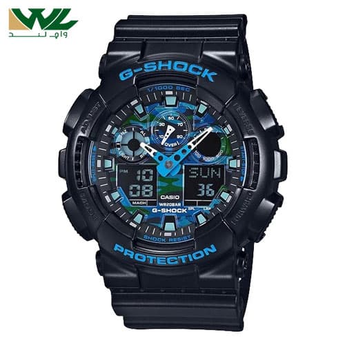 ساعت مردانه کاسیو جی شاک مدل GA-100CB-1ADR — تصویر ۸