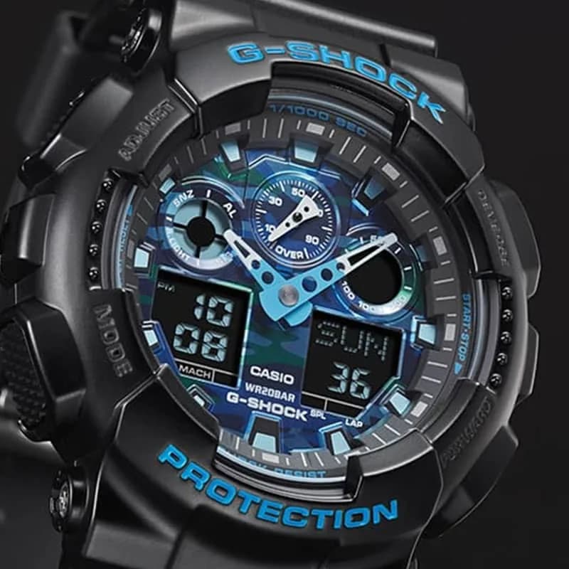 ساعت مردانه کاسیو جی شاک مدل GA-100CB-1ADR — تصویر ۷