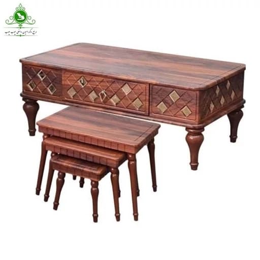 میز جلو مبلی عسلی MDF مدل آینا مبلمان فرنا مدل 1134603