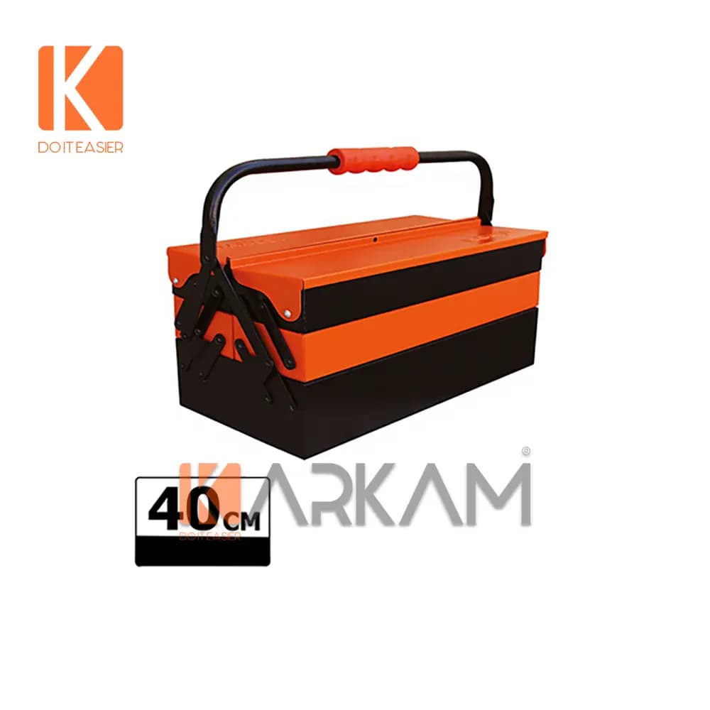 جعبه ابزار فلزی 40 سانتی 2 طبقه 402 اتوماتیک تانوس