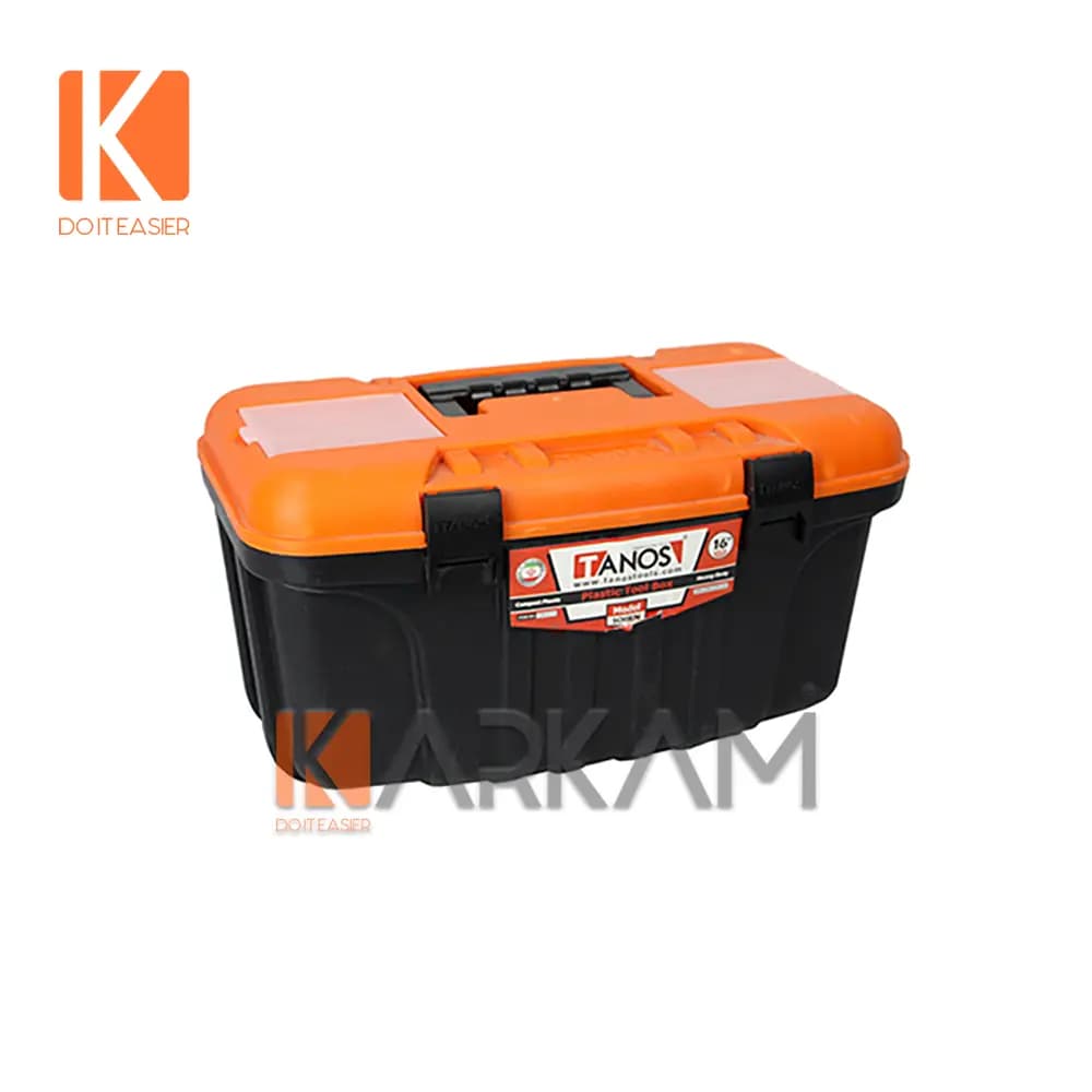 جعبه ابزار 16 اینچ پلاستیکی LTB-01-16 تانوس