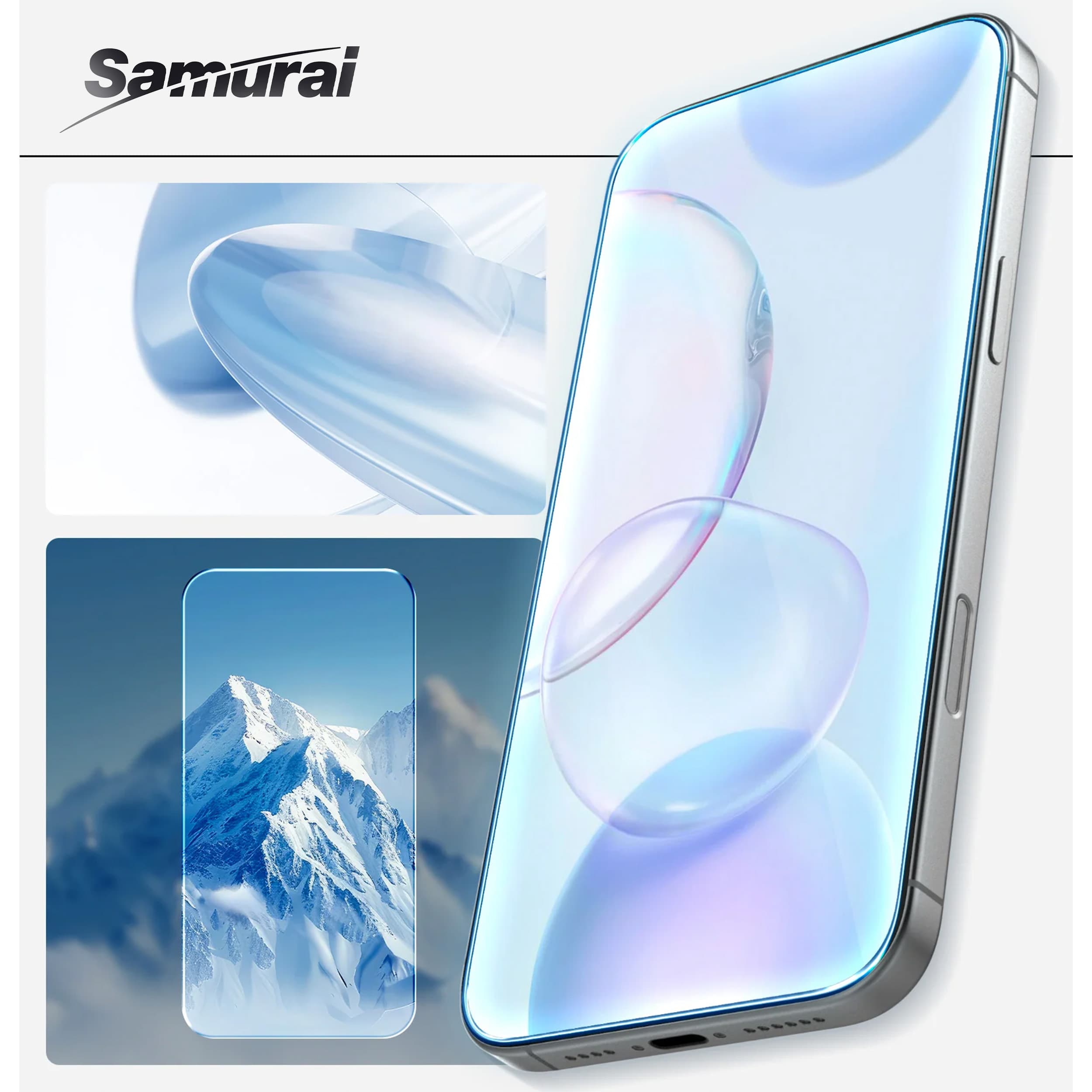 محافظ صفحه نمایش سامورایی مدل Invisiglass مناسب برای گوشی موبایل اپل iPhone 17 Pro Max — تصویر ۲