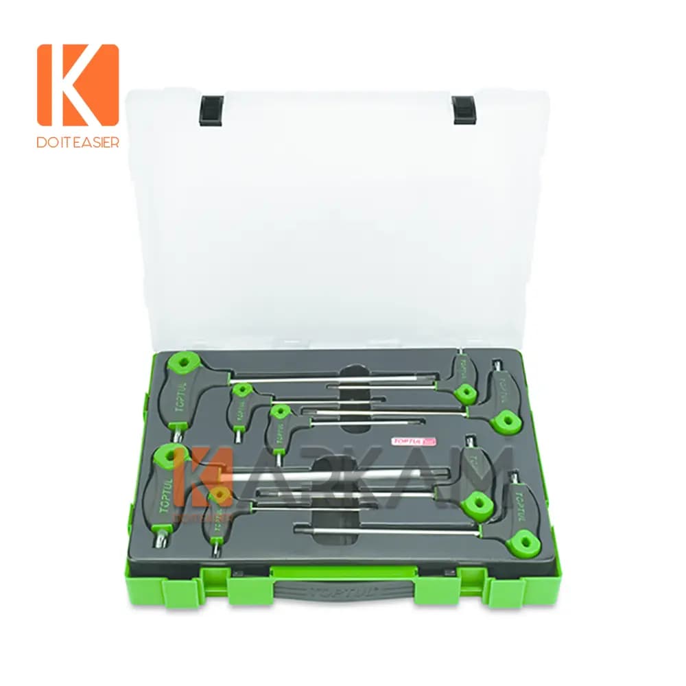 کیت آلن تی 9 پارچه ستاره جعبه پلاستیکی GZC0904 تاپ تول