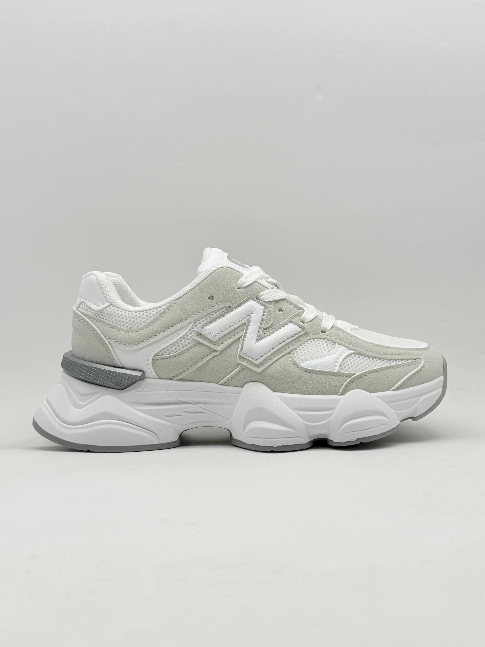 کفش نیوبالانس 9060 سفید خاکستری New Balance 9060 White/gray Shoes