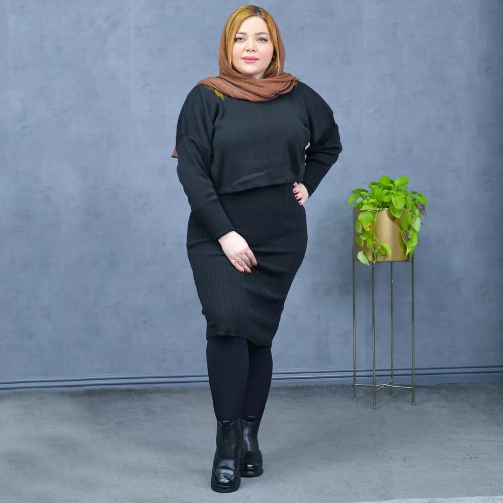 ست کراپ و سارافون دخترانه کد 27541 — تصویر ۷