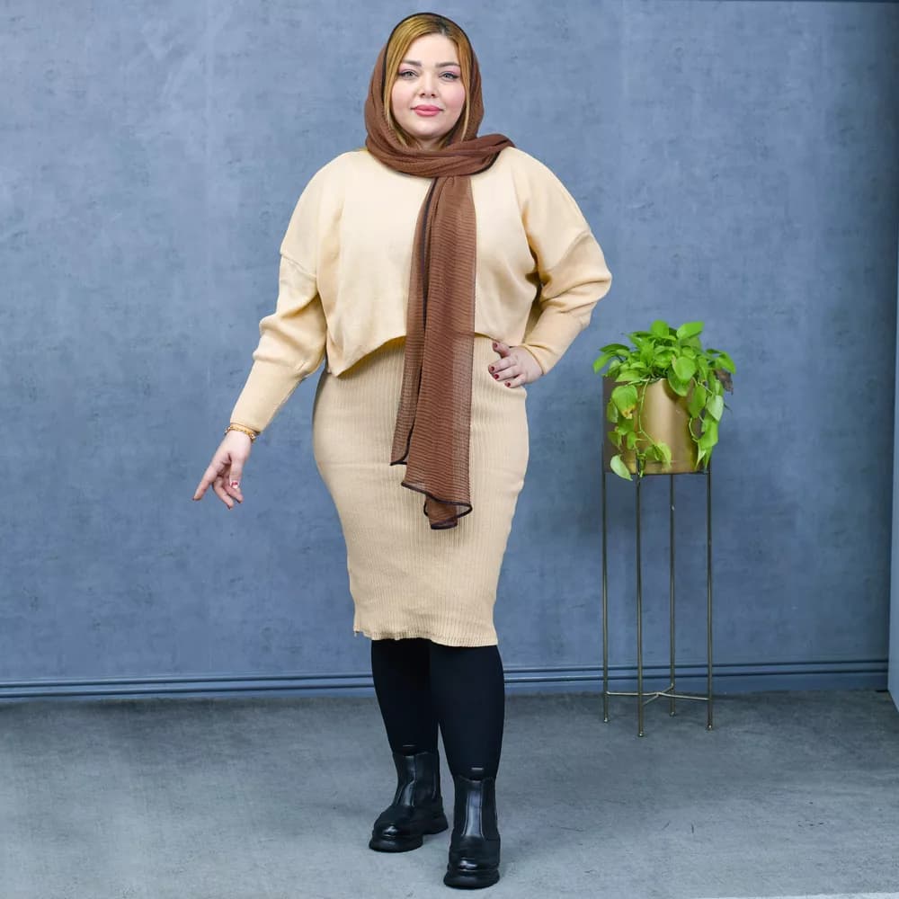 ست کراپ و سارافون دخترانه کد 27541 — تصویر ۲