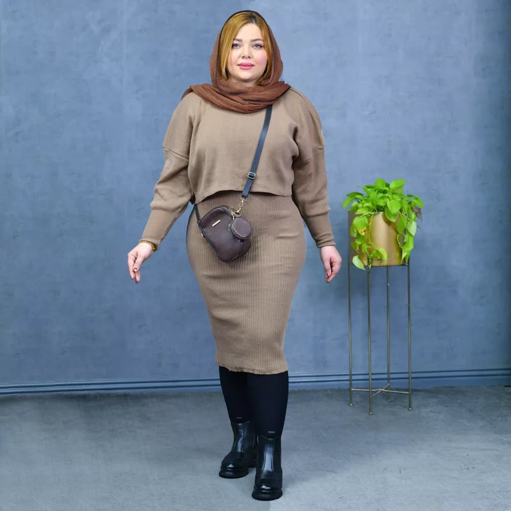 ست کراپ و سارافون دخترانه کد 27541 — تصویر ۵