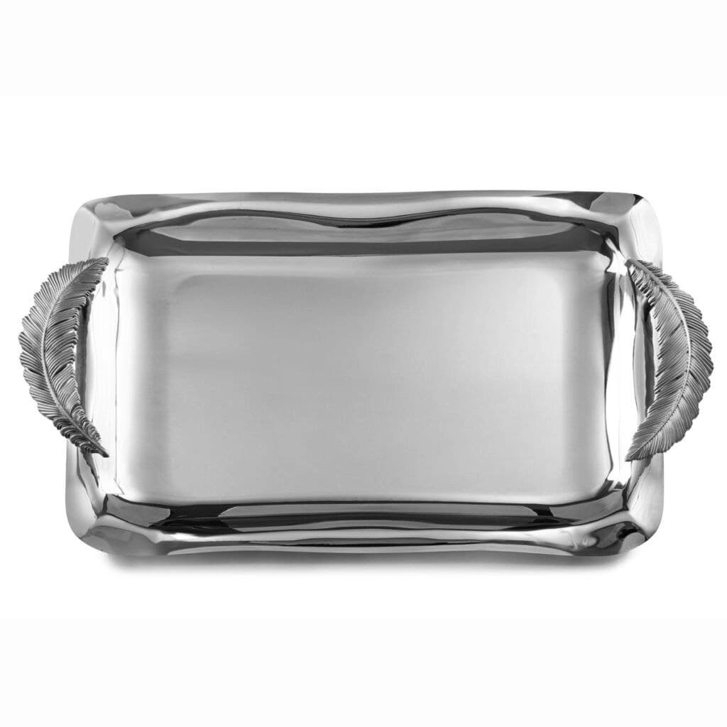 سینی آینه ای دسته پر جفتی صدفی KST-9450 کی اس تی