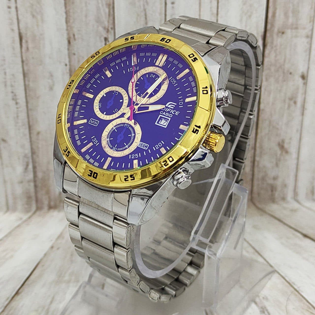 ساعت مچی عقربه‌ای مردانه طرح 3 موتور کاسیو CASIO EDIFICE کد429