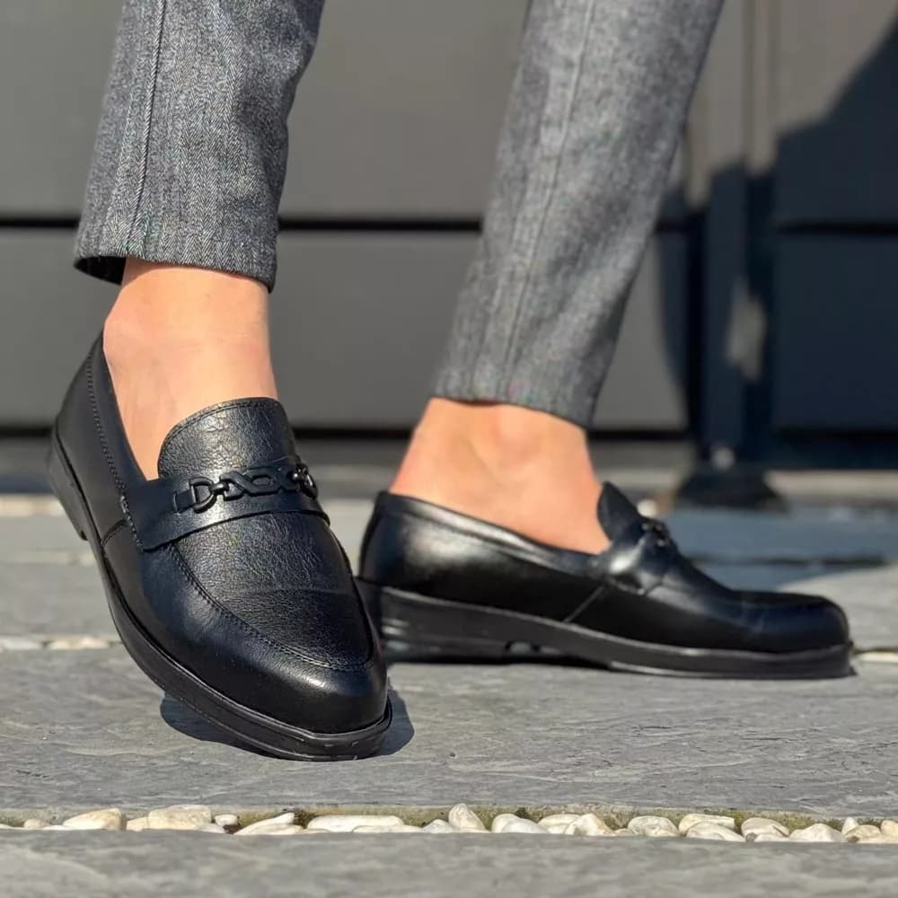 کالج مردانه مشکی کد 24995 — تصویر ۳