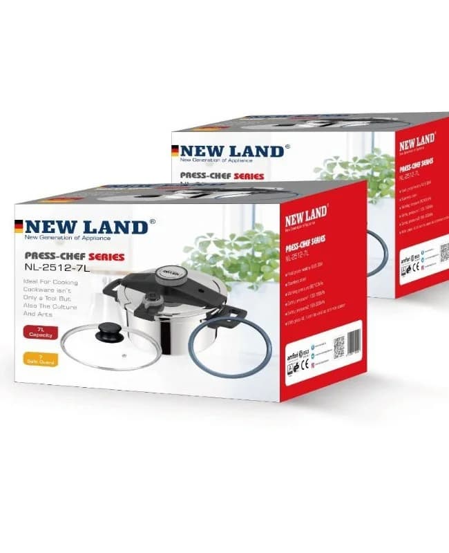 زودپز 7 لیتری کلیپسی نیولند مدل NL-2512