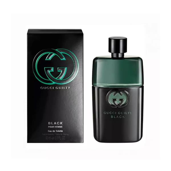 عطر گوچی گیلتی بلک مردانه ادوتویلت 90 میل — تصویر ۲