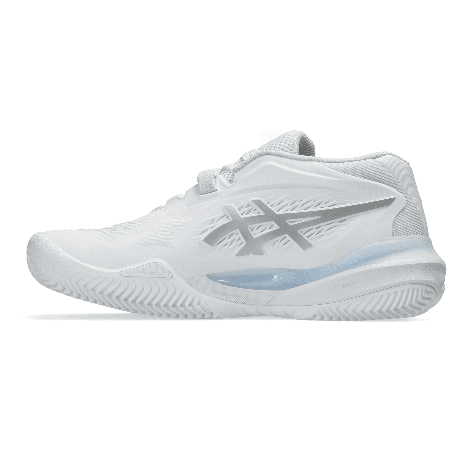 کفش تنیس زنانه اسیکس – Asics GEL-RESOLUTION X CLAY – سفید/نقرابی — تصویر ۱۲