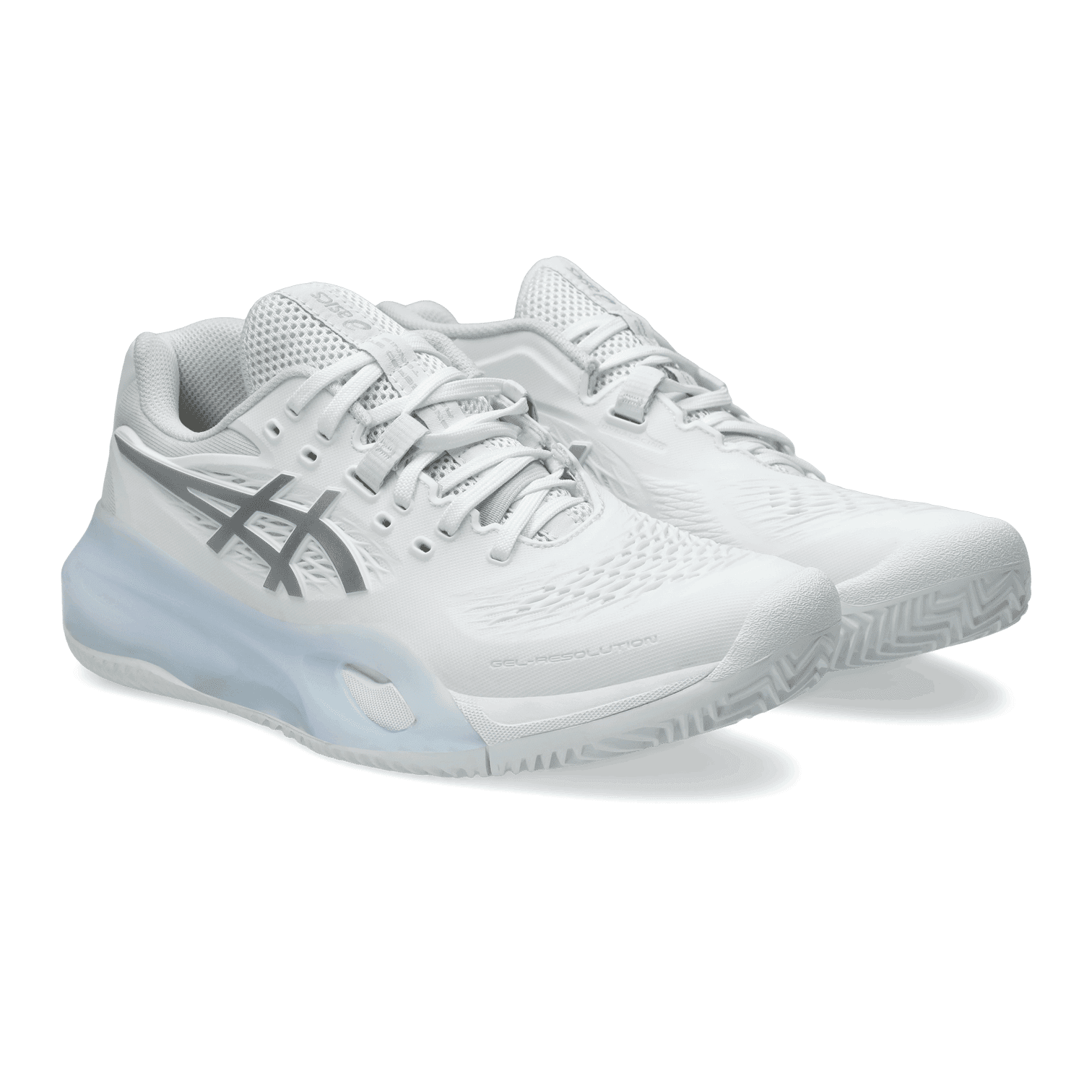 کفش تنیس زنانه اسیکس – Asics GEL-RESOLUTION X CLAY – سفید/نقرابی — تصویر ۱۰